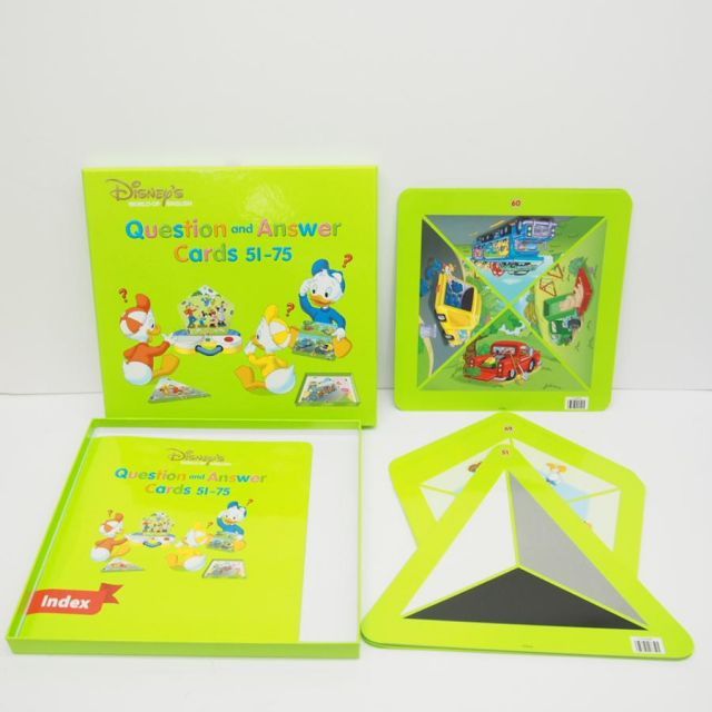 DWE ディズニー英語システム Q＆Aカード ワールドファミリー 旧