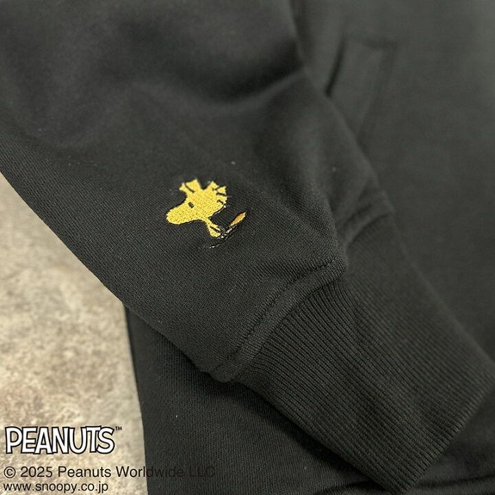 SNOOPY×絡繰魂 【KARATE 長袖パーカー】スヌーピー ウッドストック