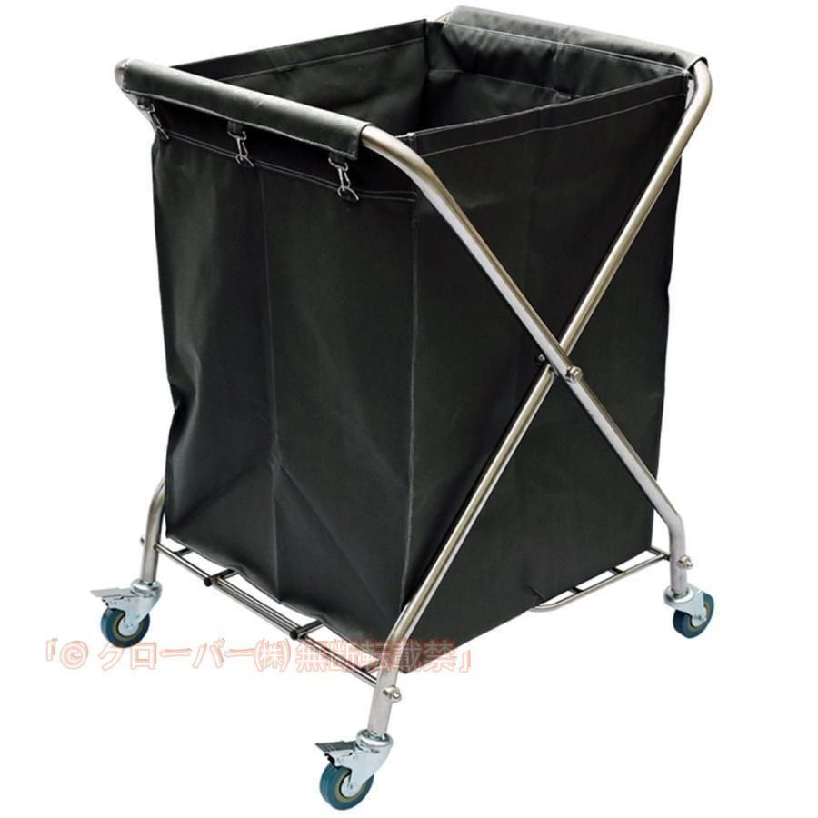 リネンカート業務用折りたたみ式ランドリーカートホイール付き250 L 7ブッシェル Xカート頑丈な商業用ランドリーバスケットホテル病院クリ