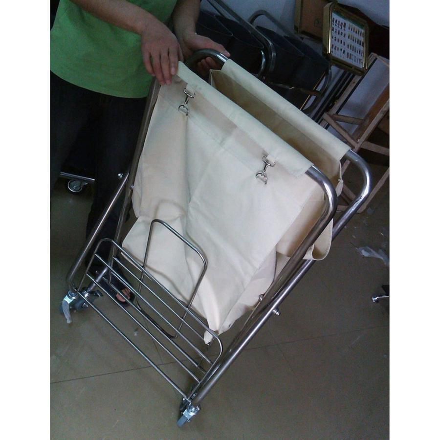 リネンカート業務用折りたたみ式ランドリーカートホイール付き250 L