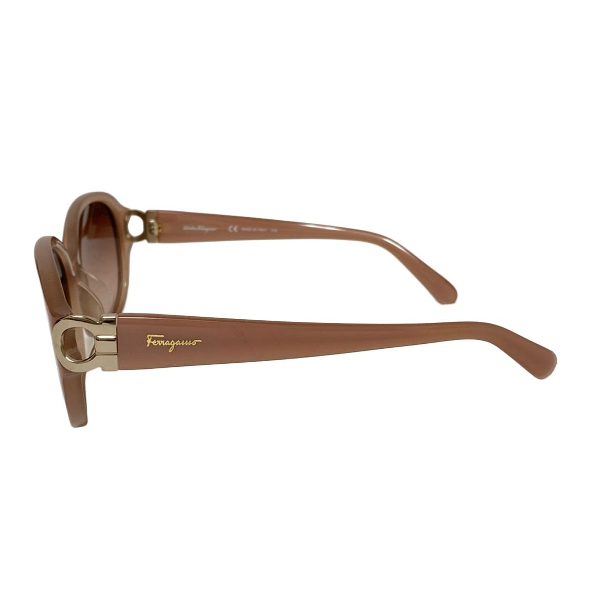 SalvatoreFerragamo サルバトーレフェラガモ サングラス SF 801 SA ダークブラウン ブラウン ゴールド ガンチーニ