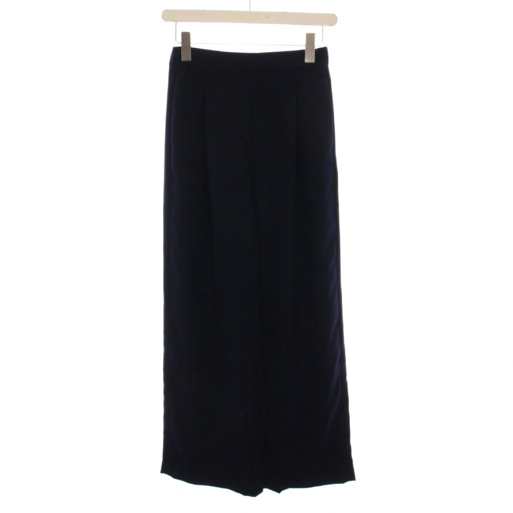 ドゥーズィエムクラス CLASSE エブリデイアイライク I LIKE 24 AW イージーワイドパンツ 34 紺 ネイビー YM MU