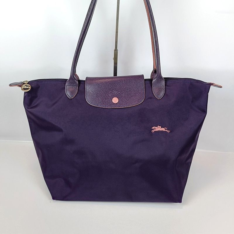 LONGCHAMP ロンシャン ルプリアージュトートバッグ L 大容量 パープル
