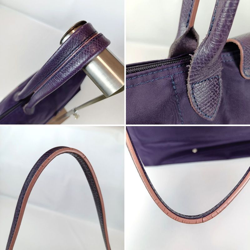LONGCHAMP ロンシャン ルプリアージュトートバッグ L 大容量 パープル