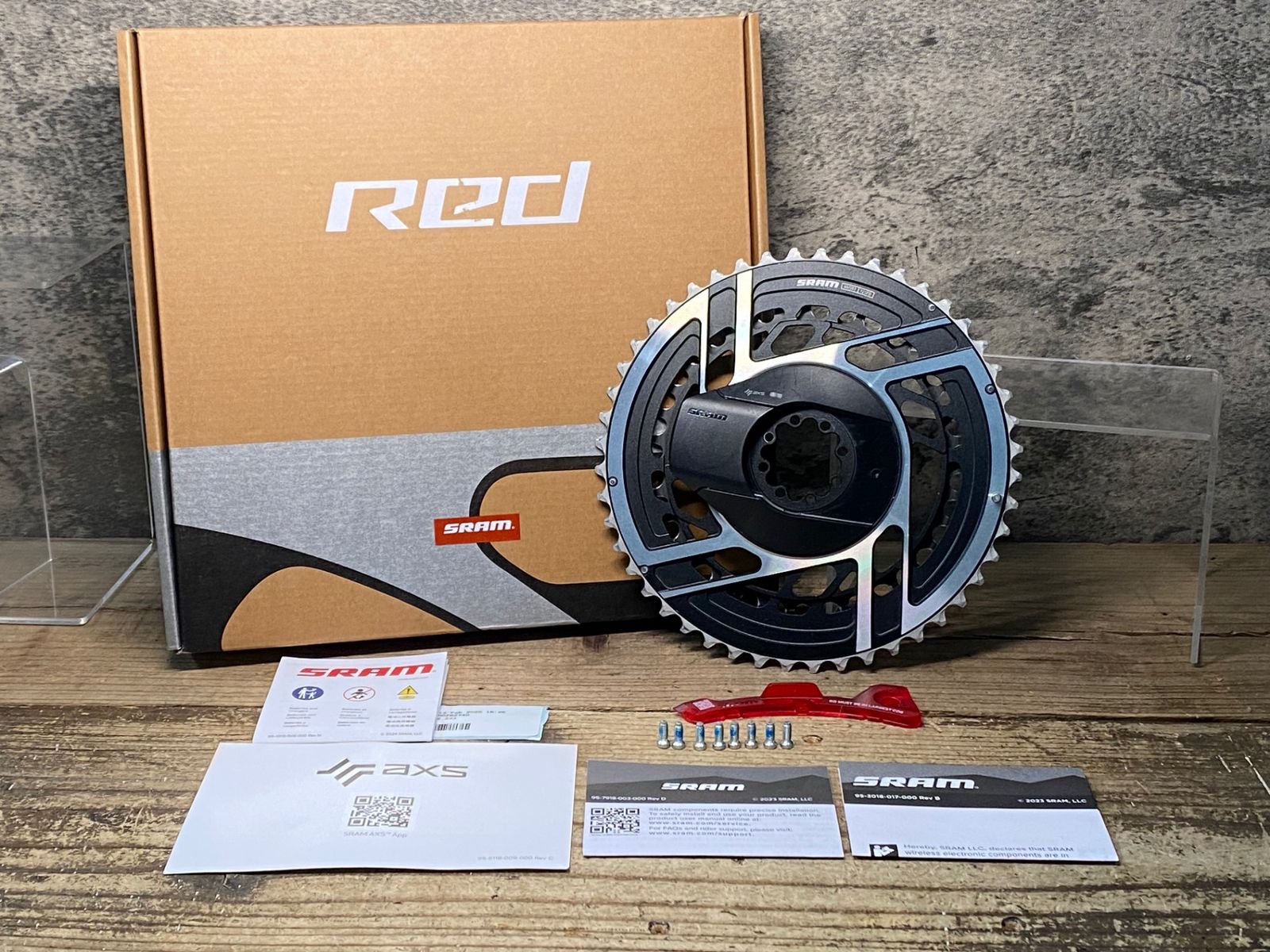 JQ 883 スラム SRAM RED AXS E 1 Power Meter Kit チェーンリング 48 35 T 12 S 接続 済み