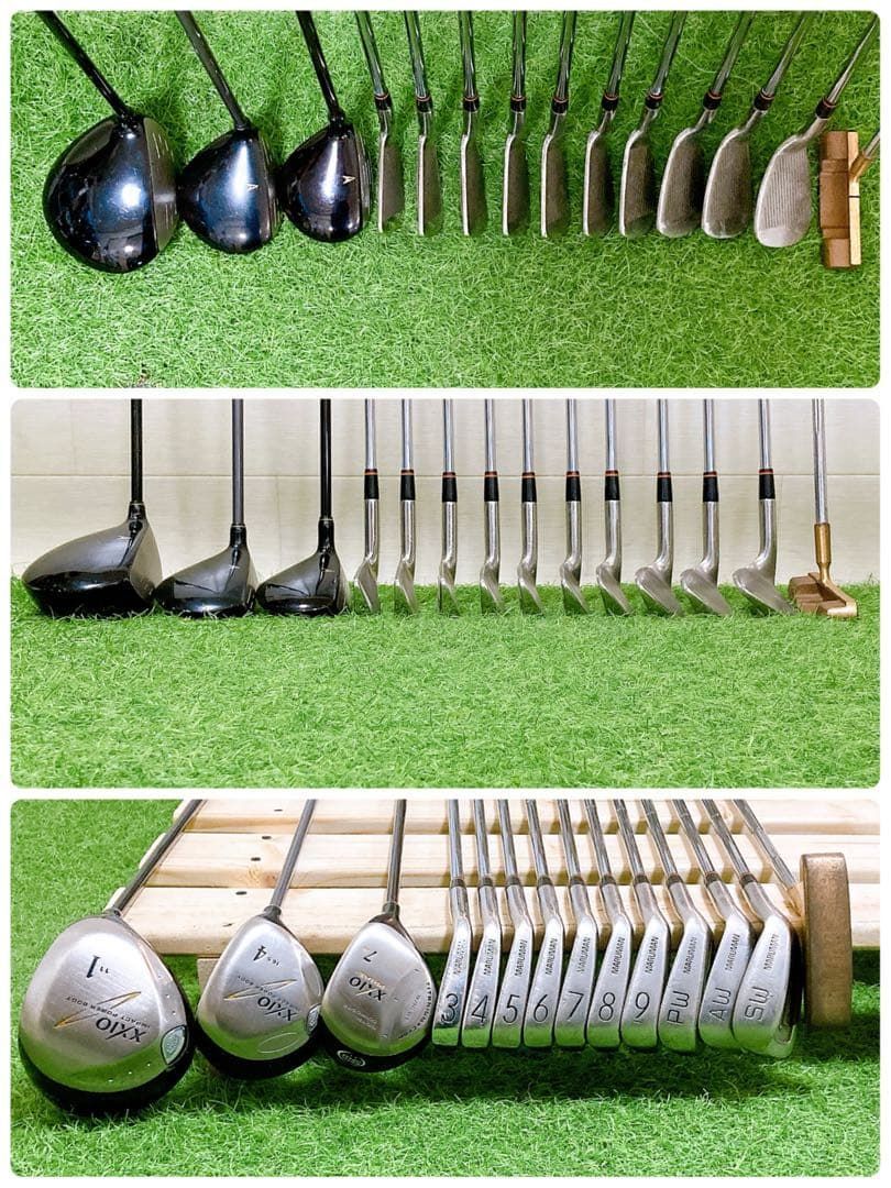 N9.ゼクシオ 初心者オススメ ゴルフクラブ メンズセット 右利き 14本