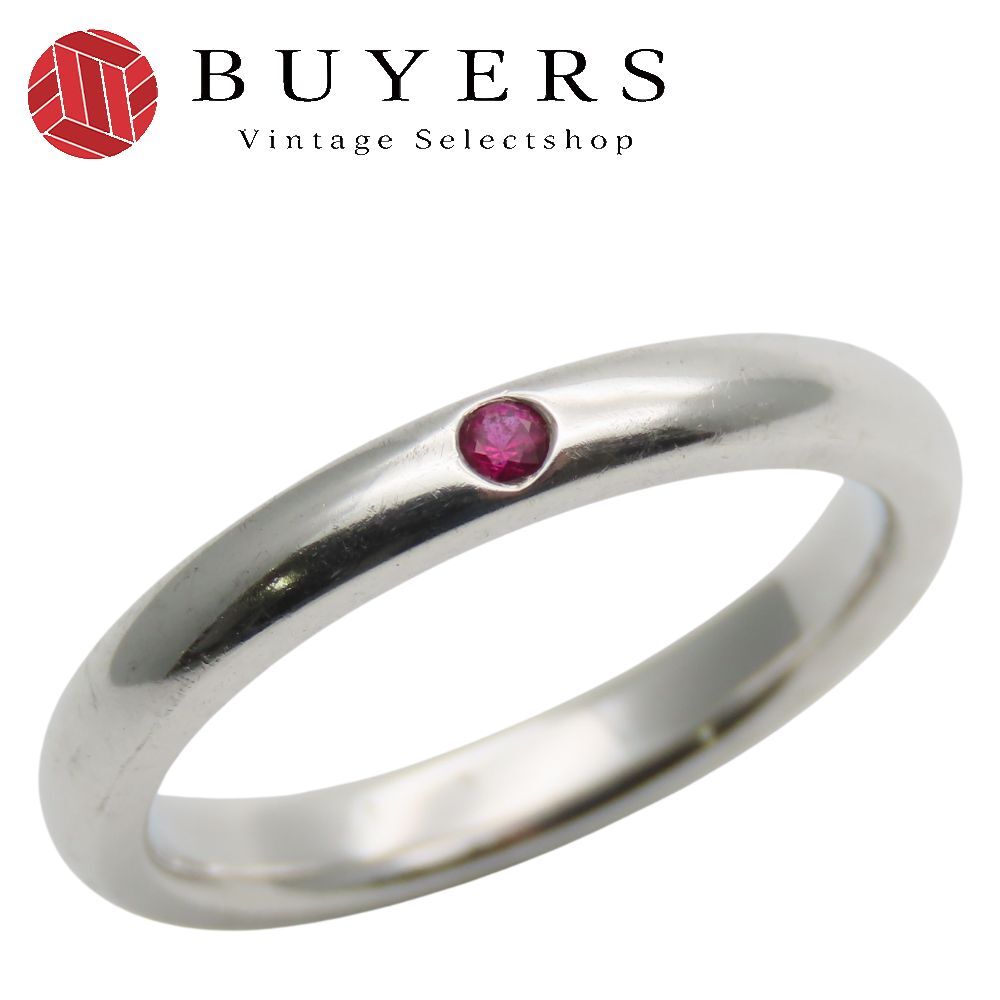 中古】 ティファニー リング・指輪 スタッキングバンド エルサ