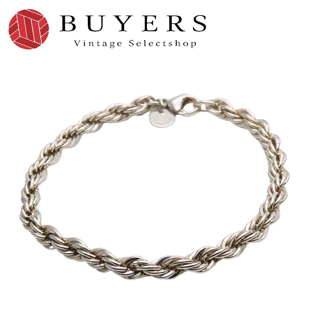 ティファニー ブレスレット ツイスト シルバー925 約13.2 g シルバー チェーン シンプル レディース 女性 TIFFANY-Co