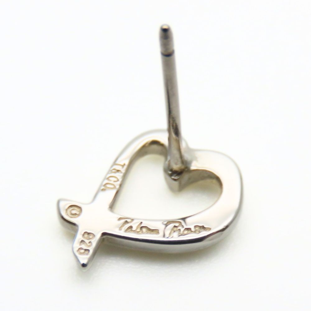 中古】 ティファニー ピアス ラビングハート シルバー925 約1.3g