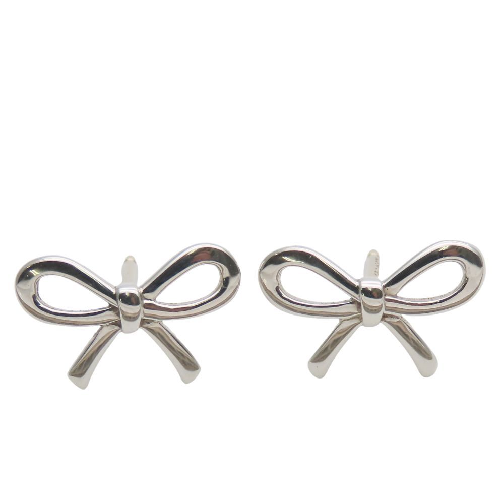 中古】 ティファニー ピアス ボウ シルバー925 約1.4g シルバー