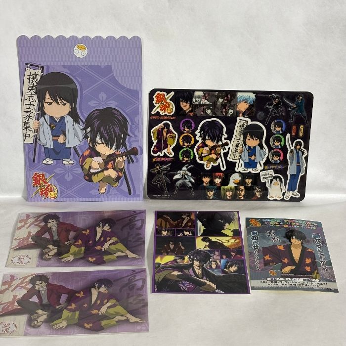銀魂 銀魂クリアステッカーコレクション シール ポストカード セット