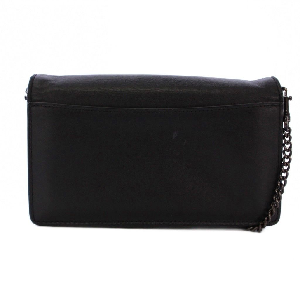 コーチ COACH メタルティローズ チェーンウォレット ショルダーバッグ