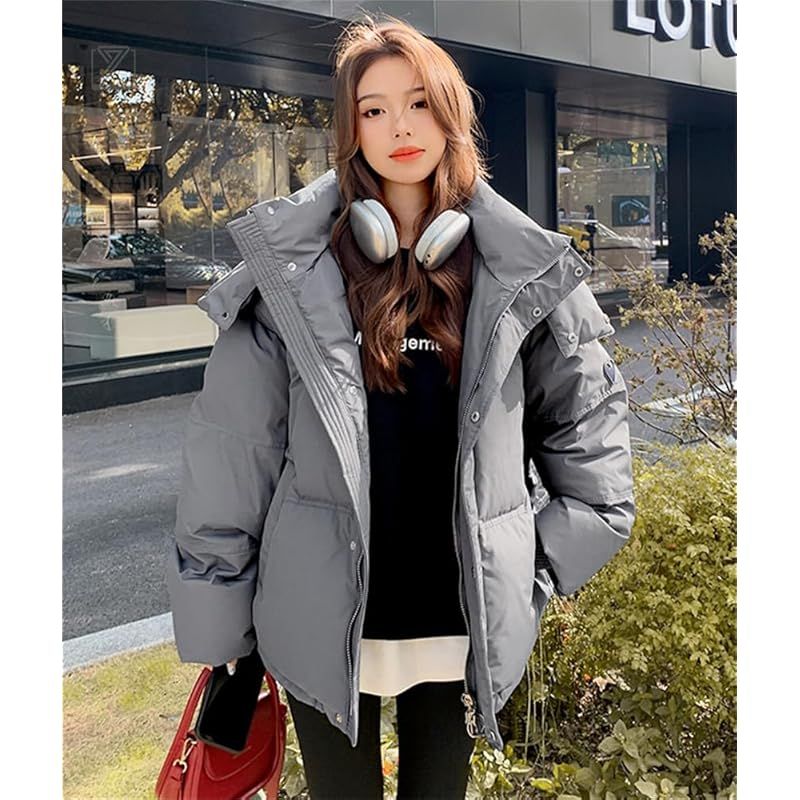 ウェア a Kayiyasu] ダウンコート レディース 中綿ジャケット フード