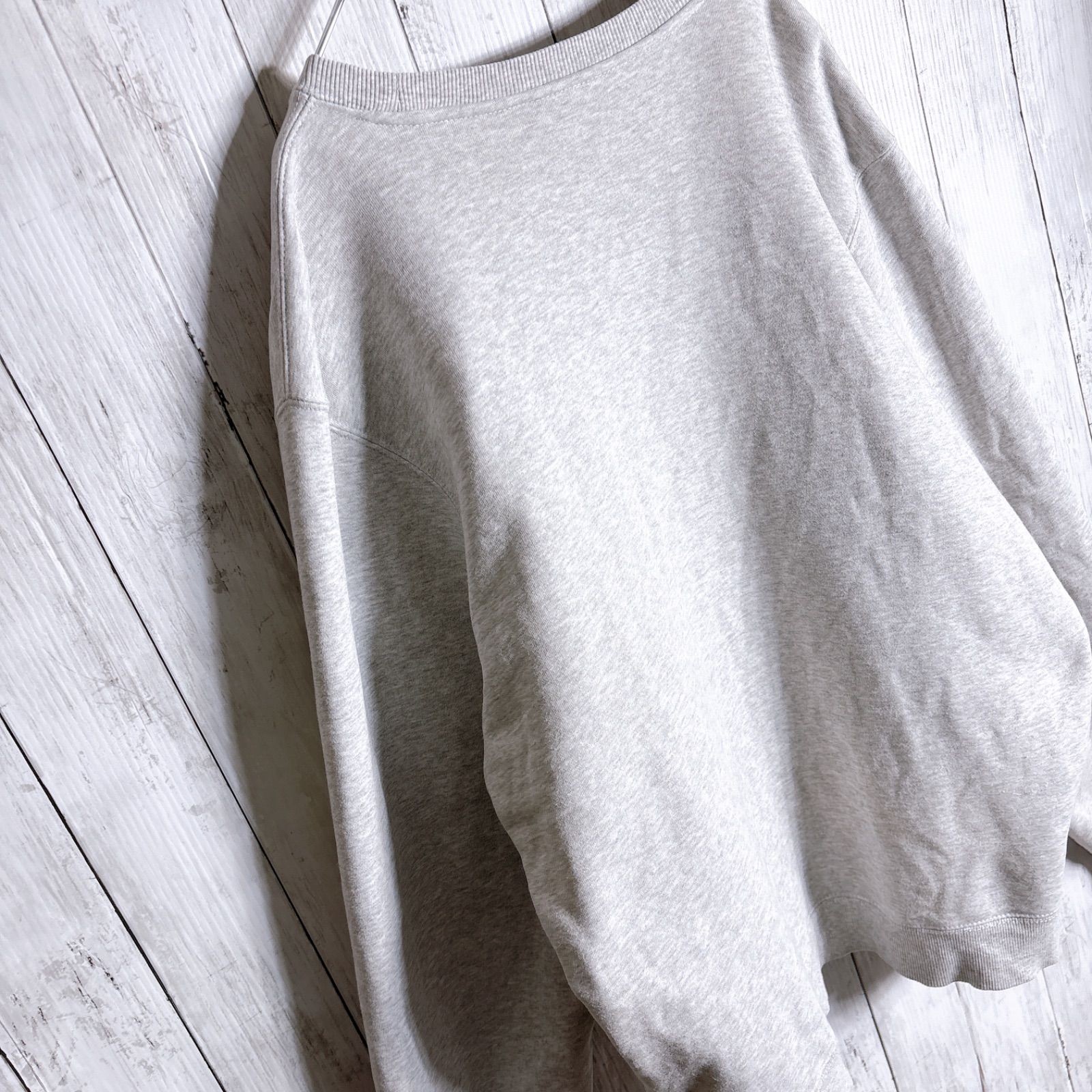 国内正規品】ステューシー STUSSY 古着 グレー パープル 刺繍 