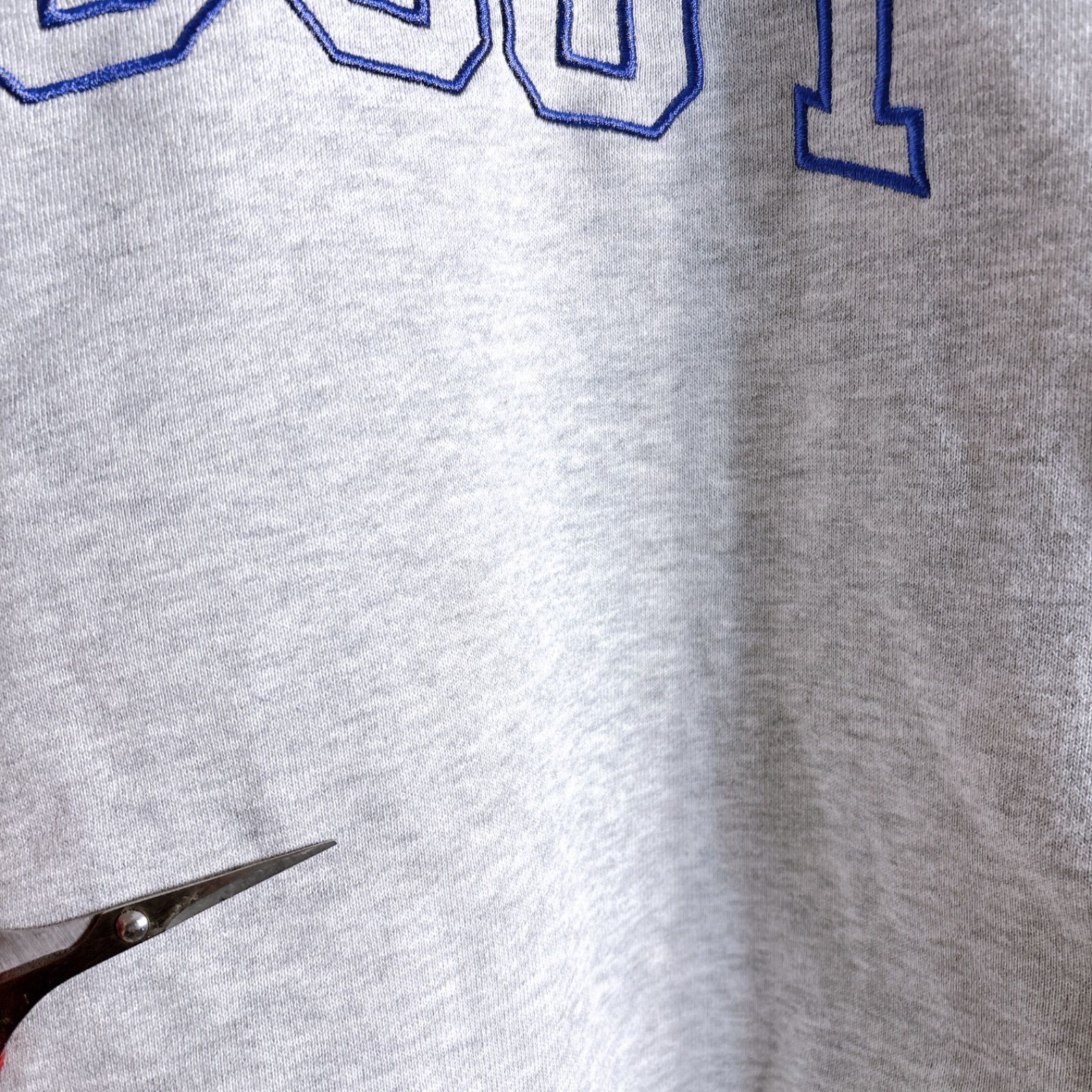 国内正規品】ステューシー STUSSY 古着 グレー パープル 刺繍 