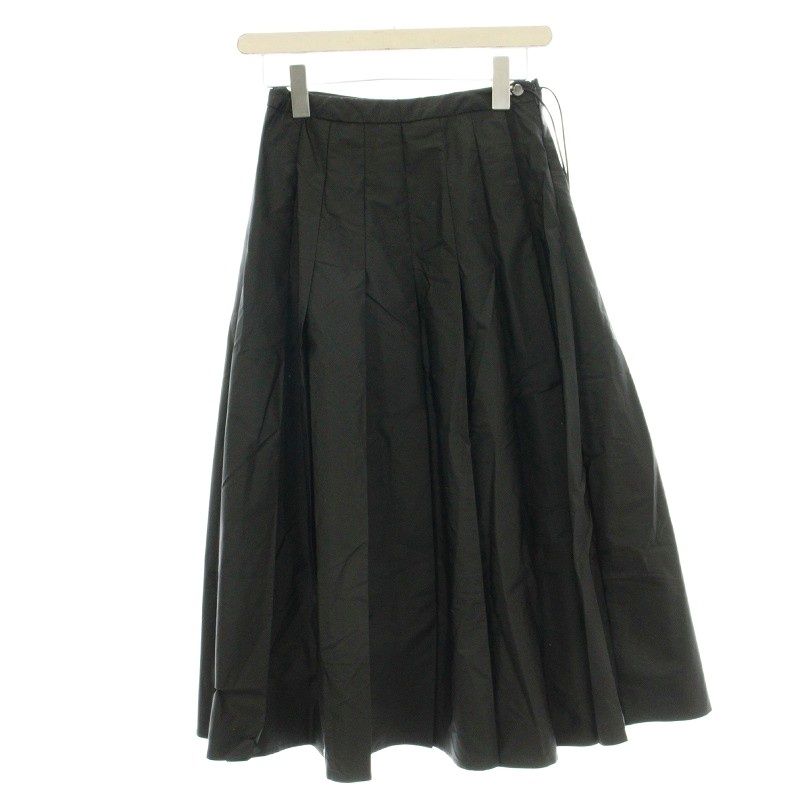 モンクレール MONCLER GONNA ナイロン ロング プリーツスカート