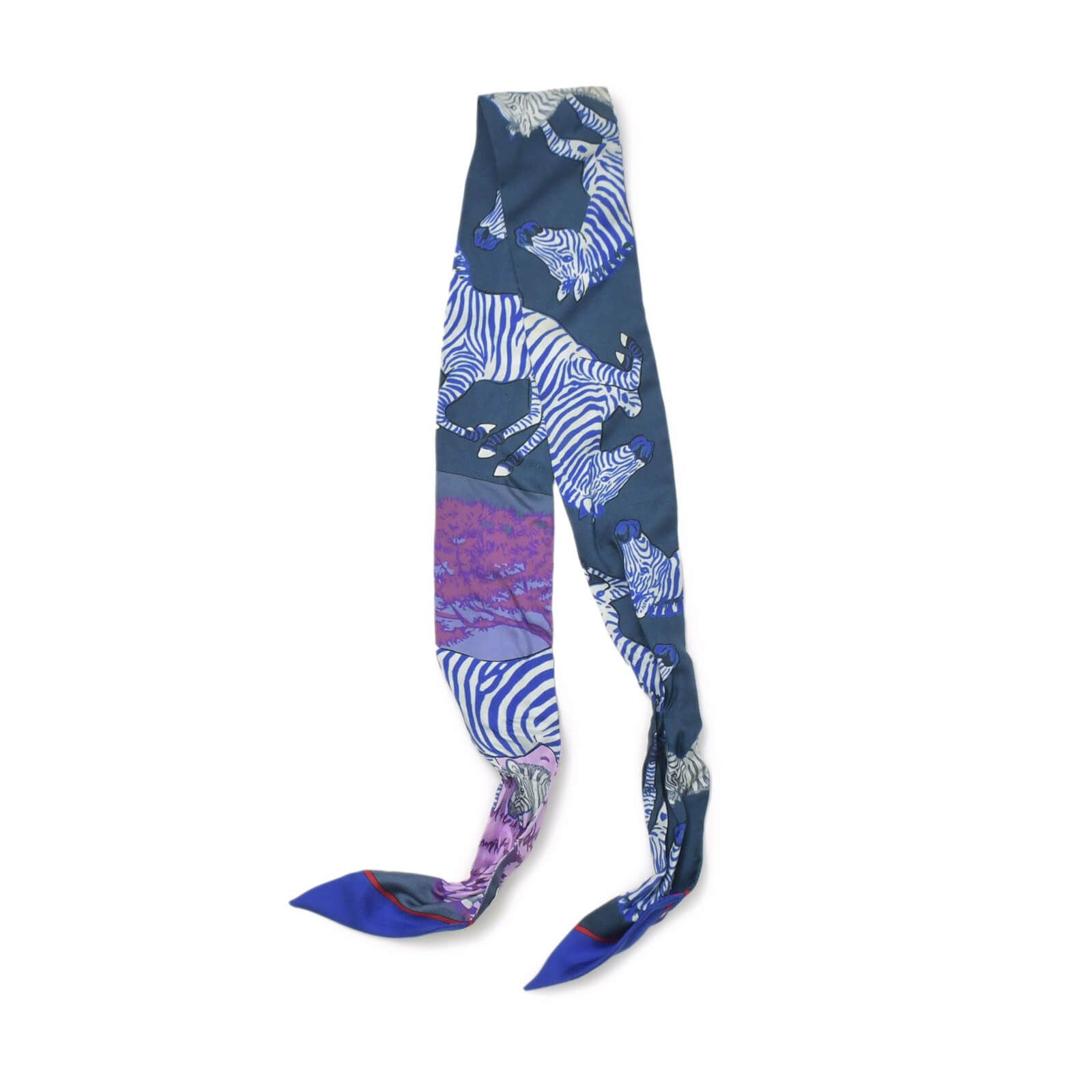 HERMES エルメス ツイリー レ ゼブル LES ZEBRES ゼブラ柄 リボン