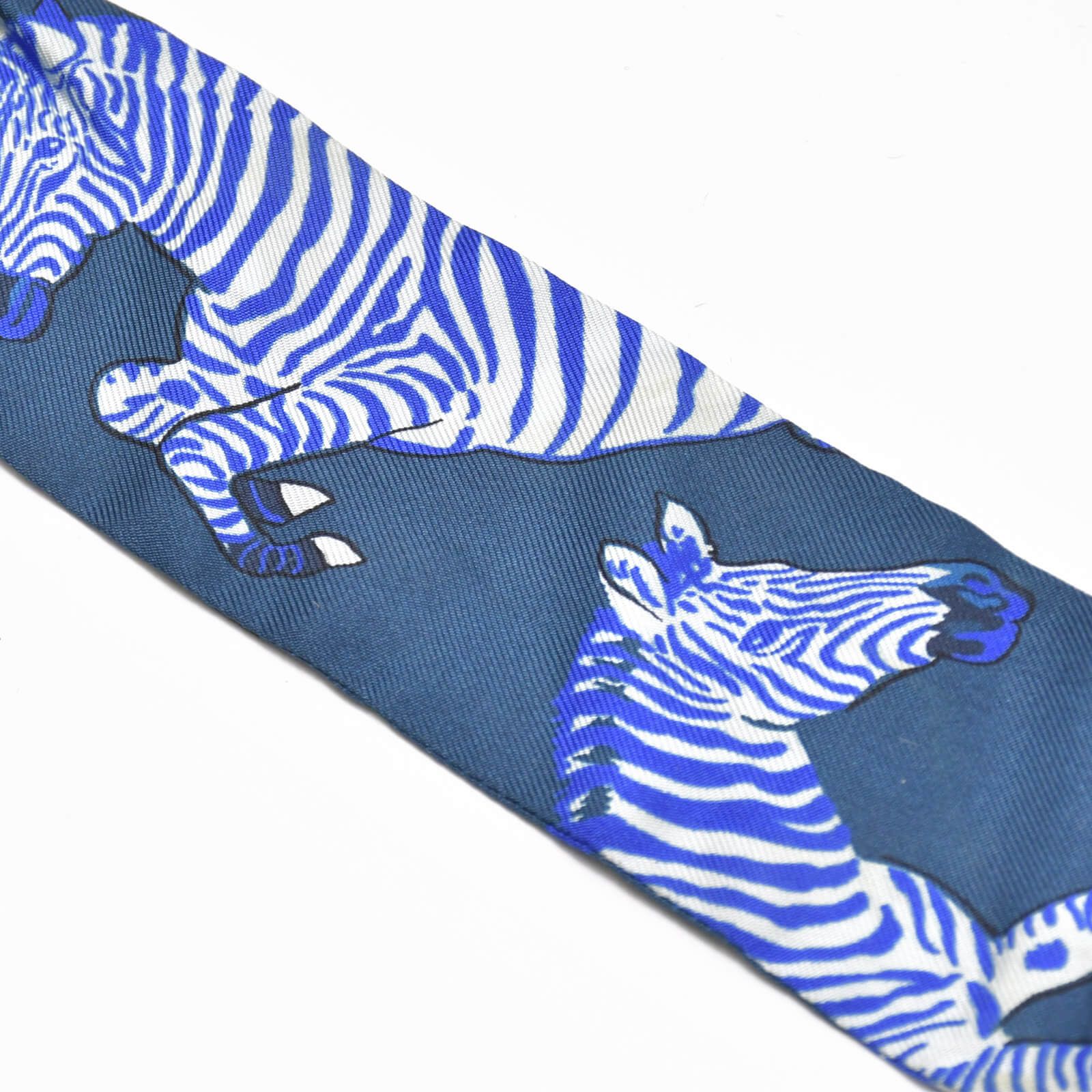 HERMES エルメス ツイリー レ ゼブル LES ZEBRES ゼブラ柄 リボン