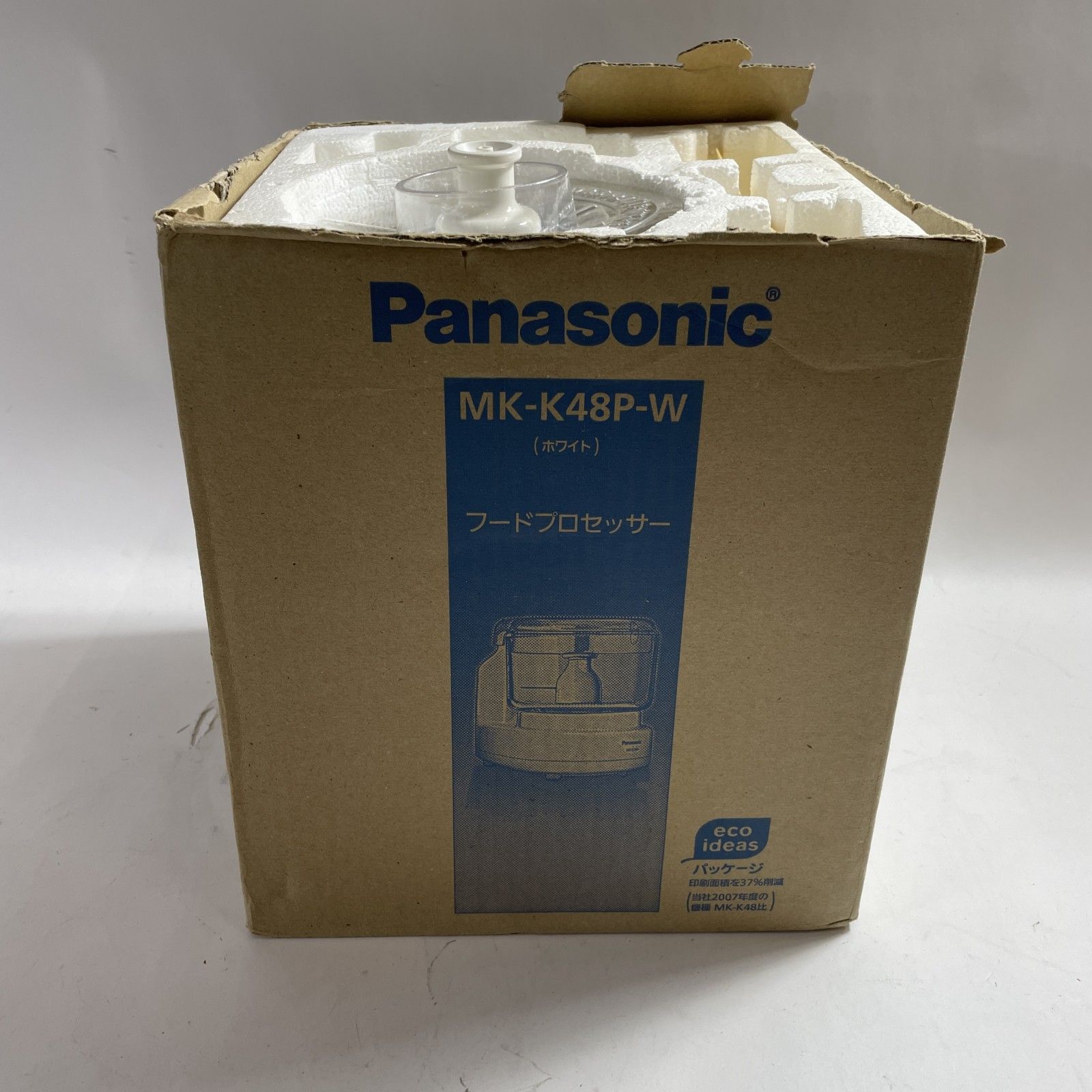 ☆ Panasonic パナソニック フードプロセッサー MK-K48P-W ホワイト