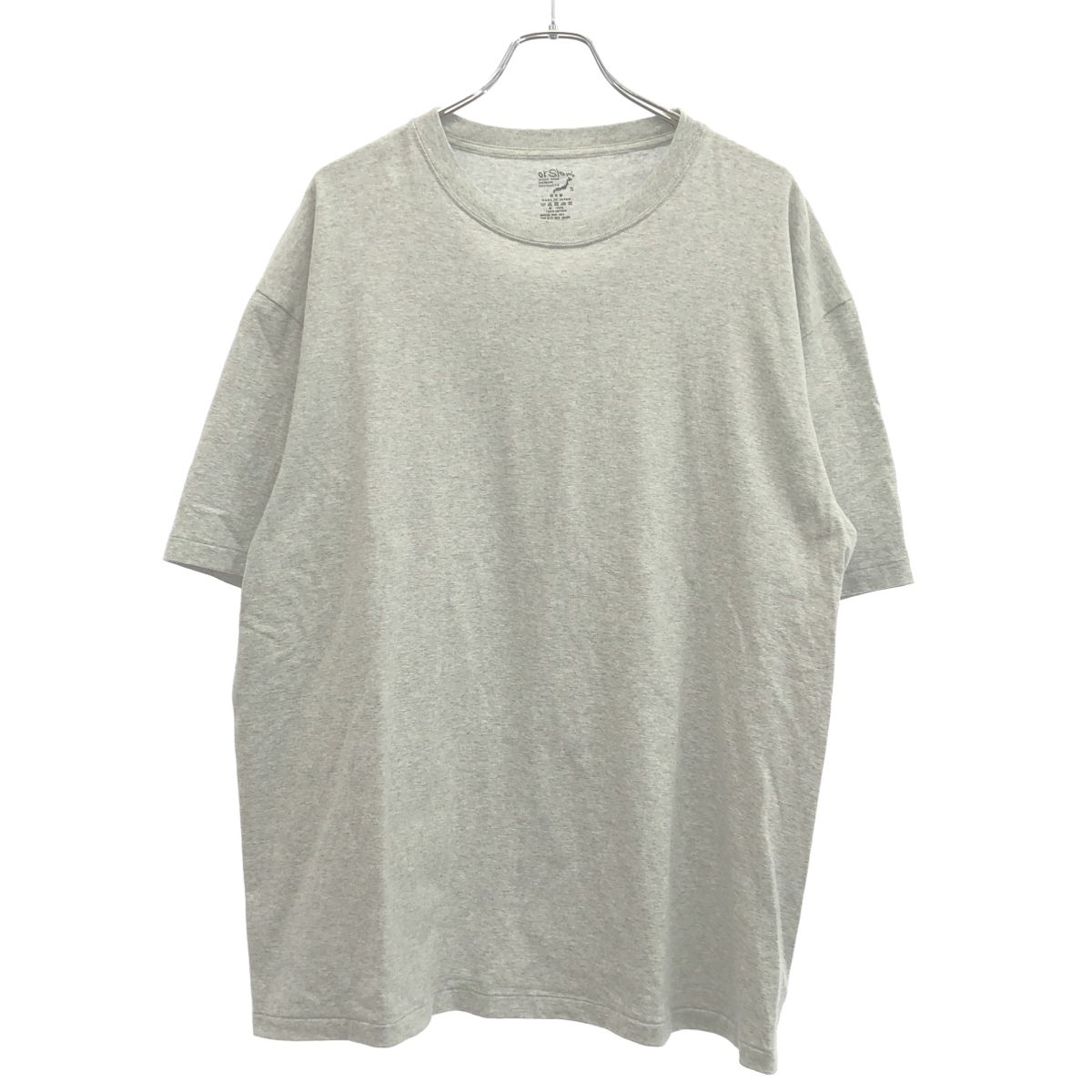 or slow オアスロウ クルーネックTシャツ  グレー 5