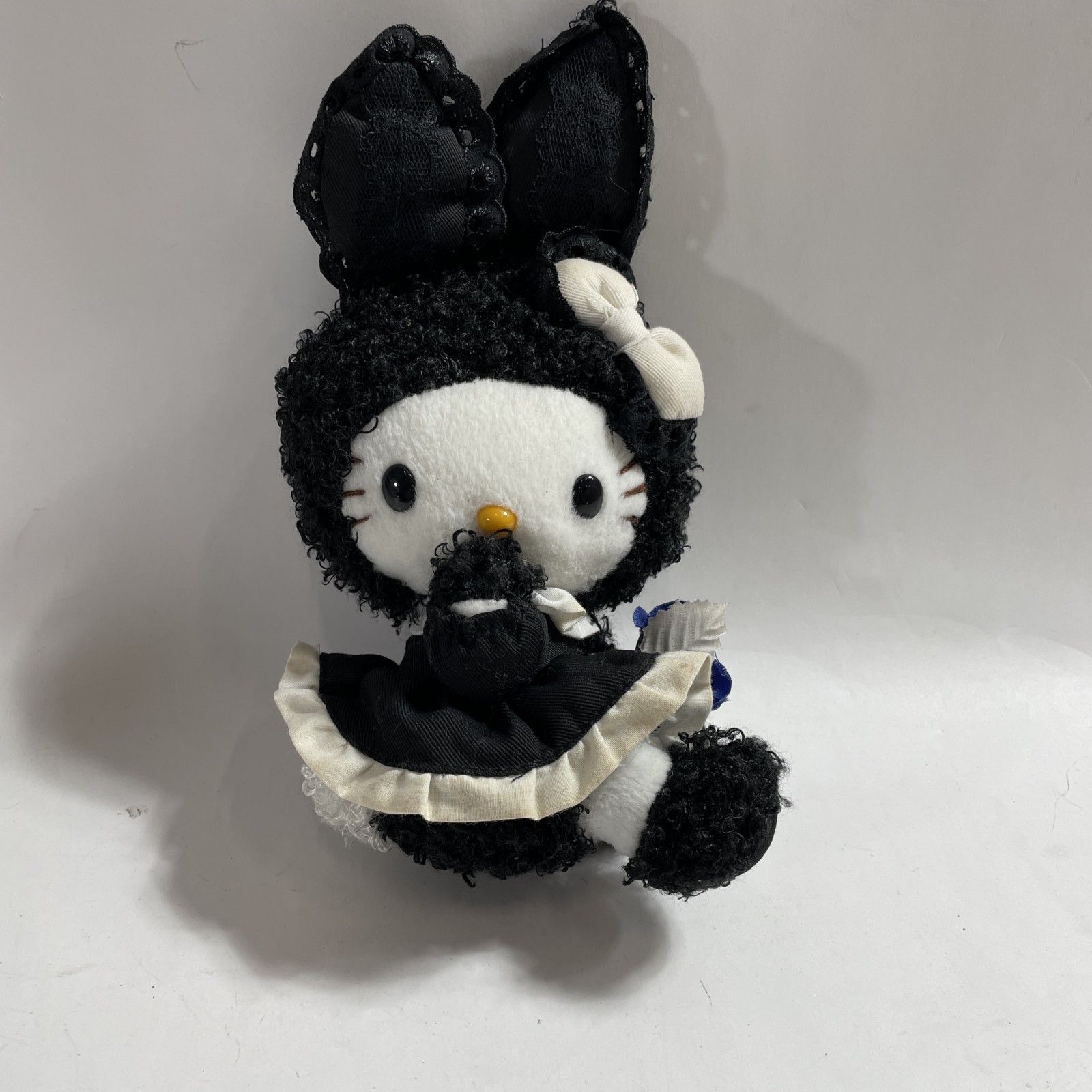 ハローキティ　ぬいぐるみ　EIKOH　エイコー　黒　ブラック　ピンク　レア ハローキティ ぬいぐるみ EIKOH エイコー 黒 ブラック ピンク レア