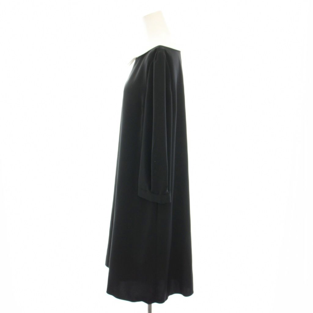 お決まりです！！ FOXEY NEW YORK 黒 ひざ丈ワンピース フォクシーニューヨーク FOXEY NEW YORK ワンピース ひざ丈 長袖 つけ