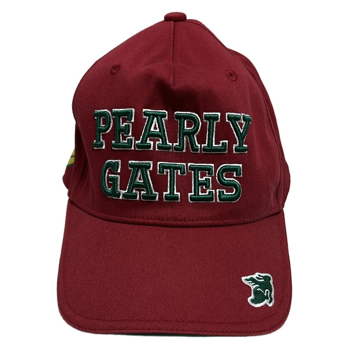 PEARLY GATES(パーリーゲイツ) キャップ FR - レッド コットン