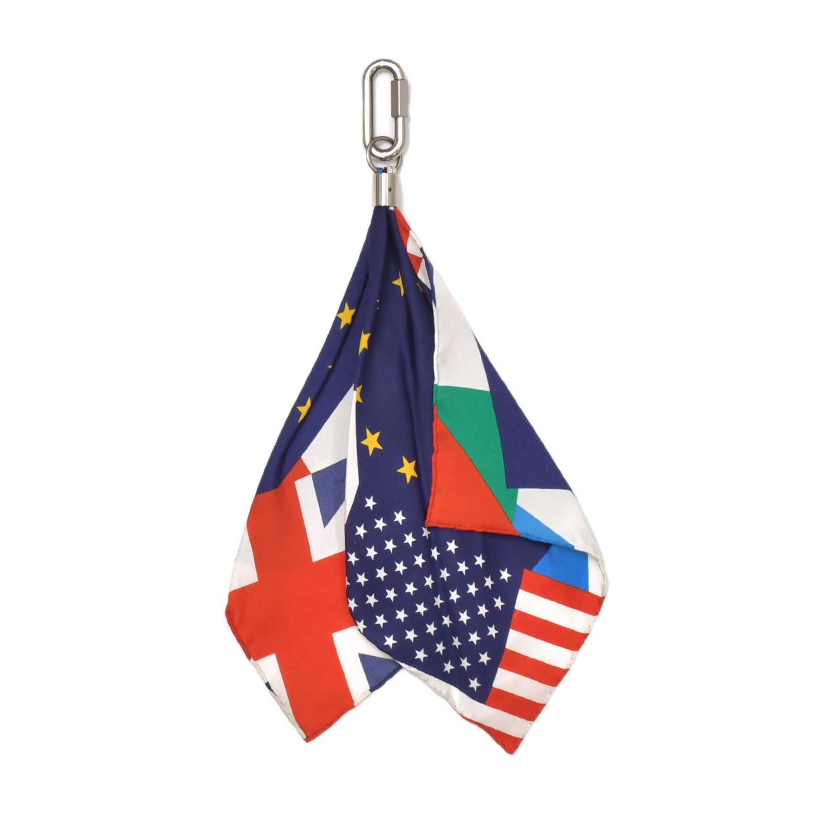 LOUIS VUITTON ルイヴィトン ビジューサックフラッグス キーホルダー キーリング チャーム MP 2485 マルチ 国旗 4 b 010027