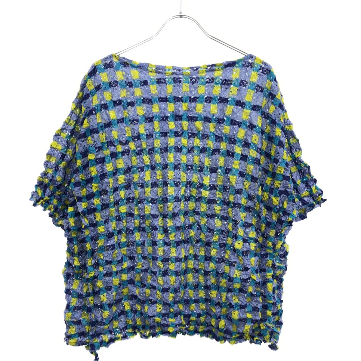 me ISSEY MIYAKE ミーイッセイ ミヤケ 25SS DRAWING CHECK LACE 