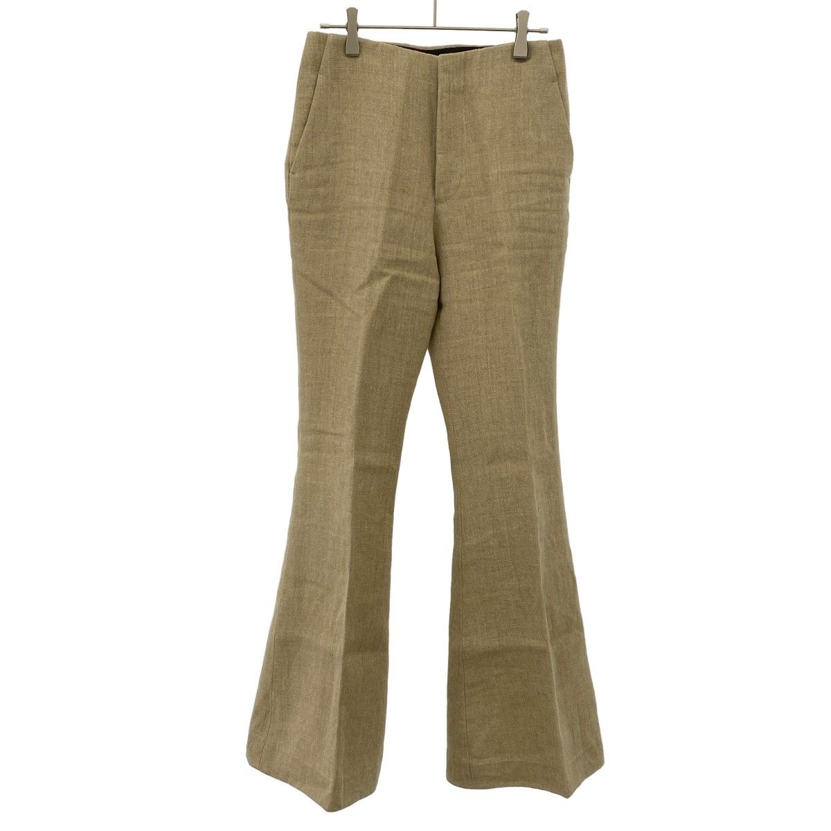 MADISON BLUE マディソンブルー 19 AW FLARE PANTS LINEN リネンフ パンツ MB 194-3006 ベージュ 02 M