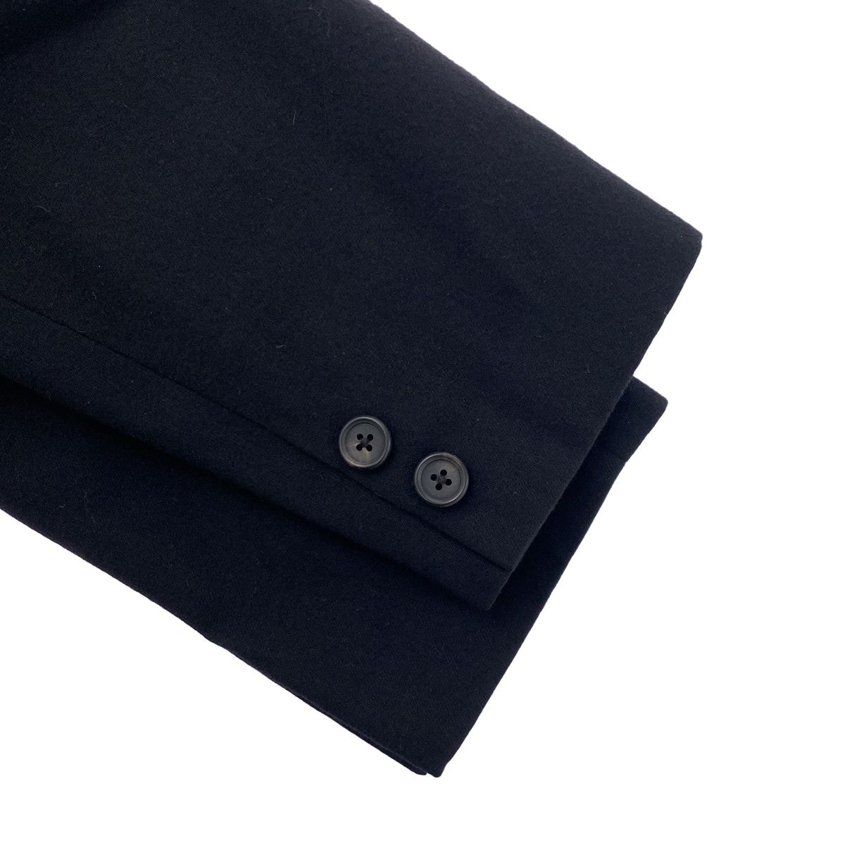 Yohji Yamamoto COSTUME D'HOMME ヨウジヤマモト コスチュームドオム 2002AW ウールフラノ3Bテーラードジャケット HM-J88-153 ブラック 4 Yohji Yamamoto COSTUME D'HOMME ヨウジヤマモト コスチュームドオム