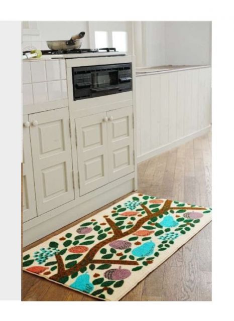 種類6:Hedelmapuu03 玄関マット インテリアマット MOi 四季 風情 ポップ お部屋 洗面所 デザイン性 機能性 おしゃれ  バスマット キッチンマット リビング 玄関マット 洗濯機で洗える 吸水性 ラグ 