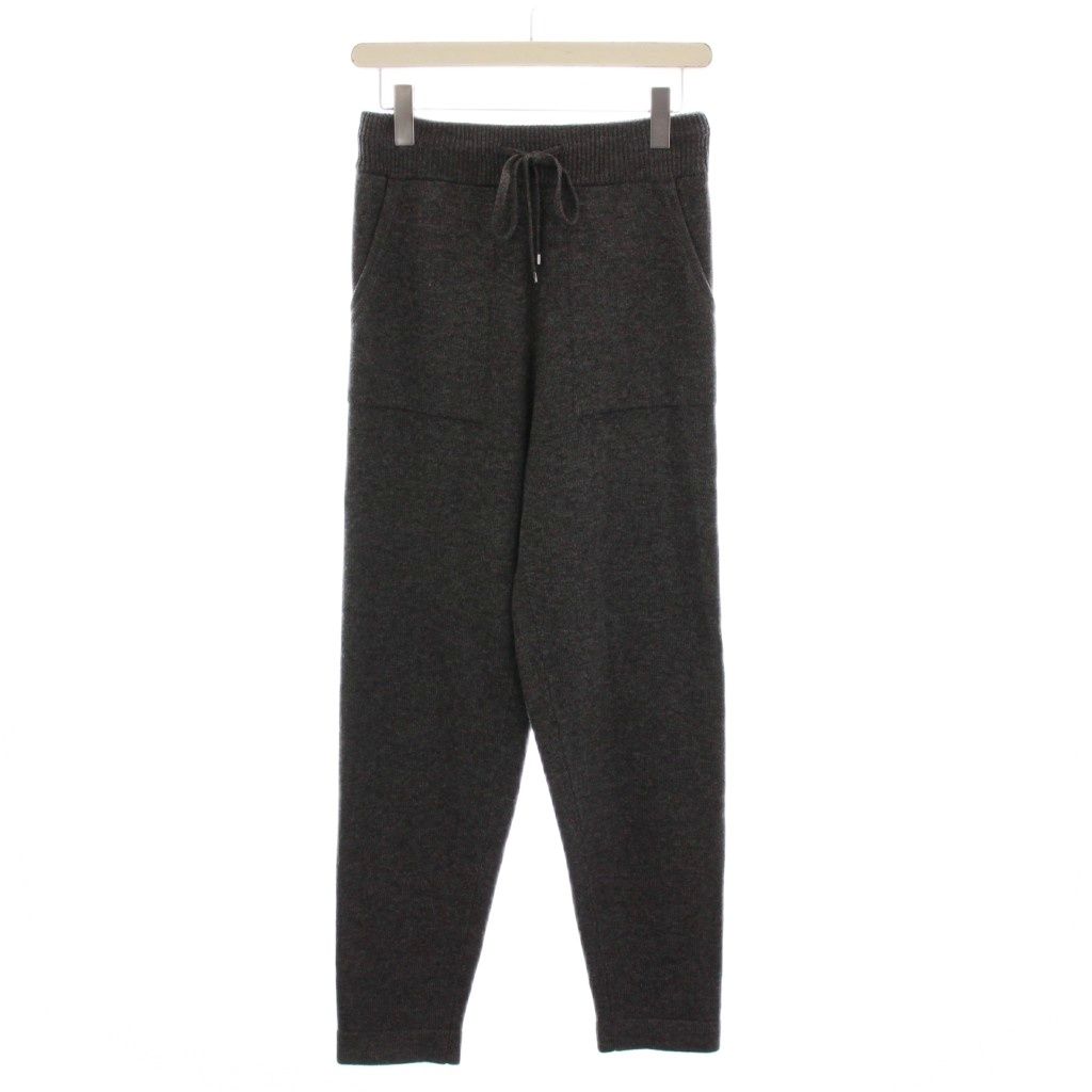 Sマックスマーラ S Max Mara OPERA ニットパンツ イージーパンツ ウール カシミヤ M グレー YM