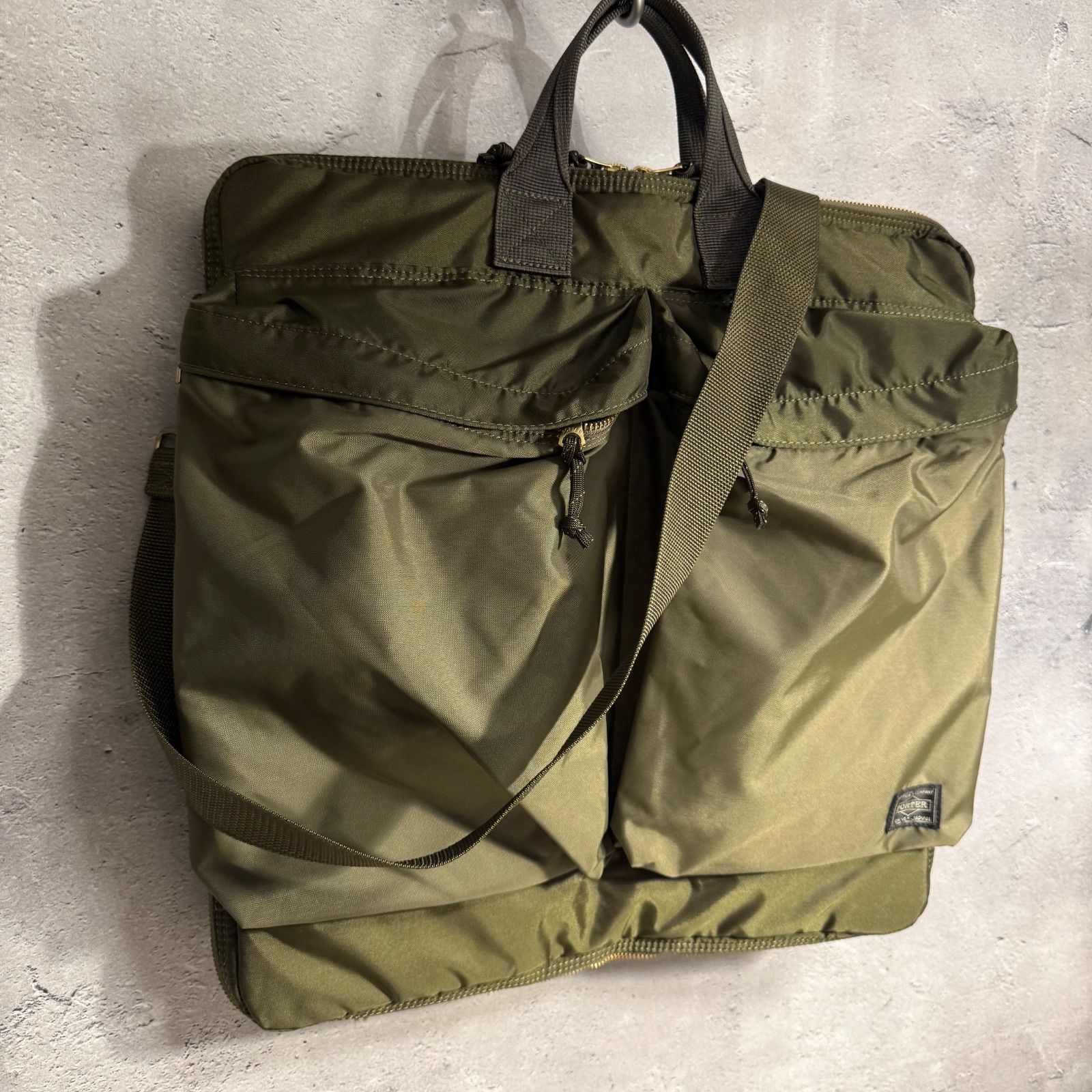 未使用級✨PORTER / FORCE 2WAY HELMETBAG(S)✨ ヘルメットバッグ S 
