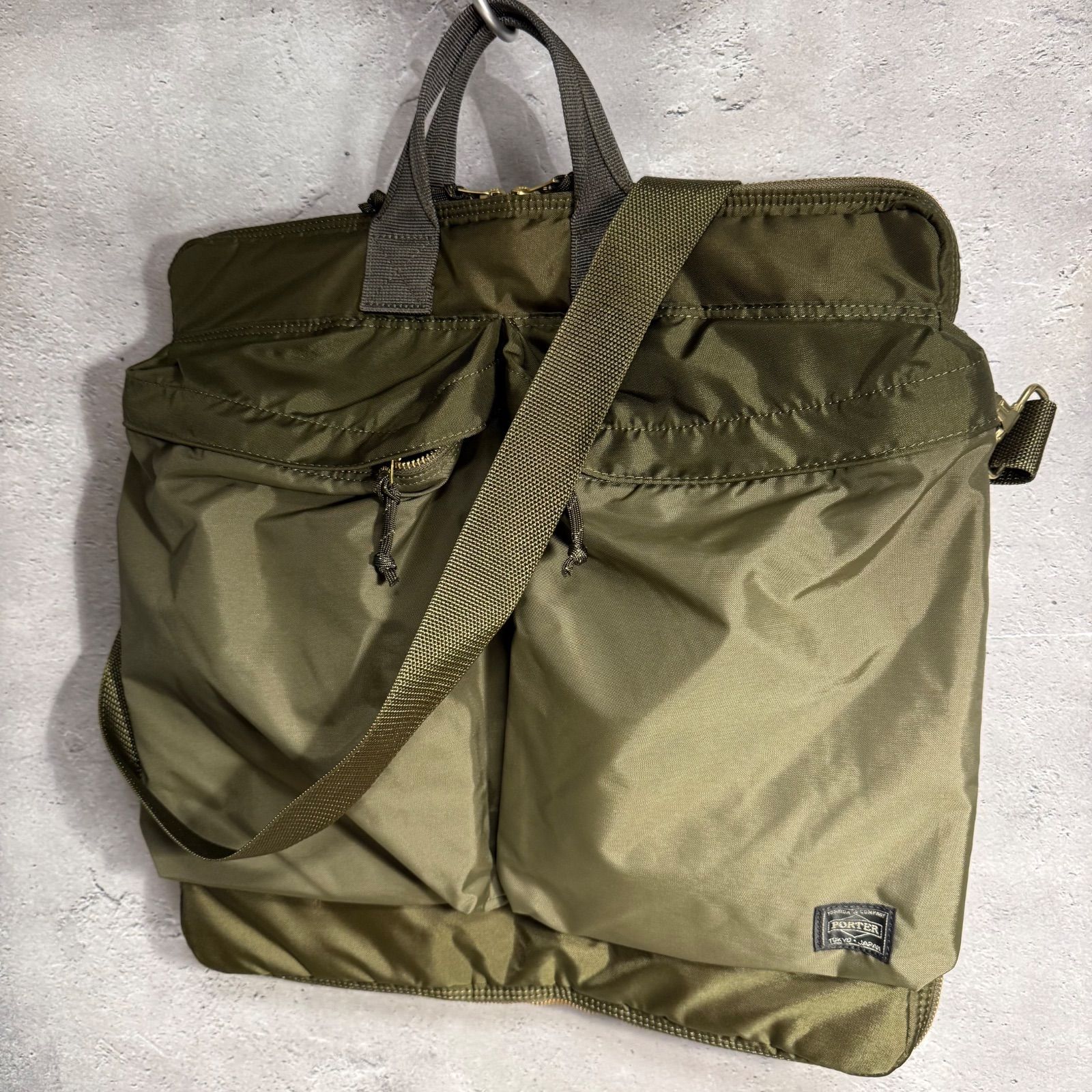 未使用級✨PORTER / FORCE 2WAY HELMETBAG(S)✨ ヘルメットバッグ S 