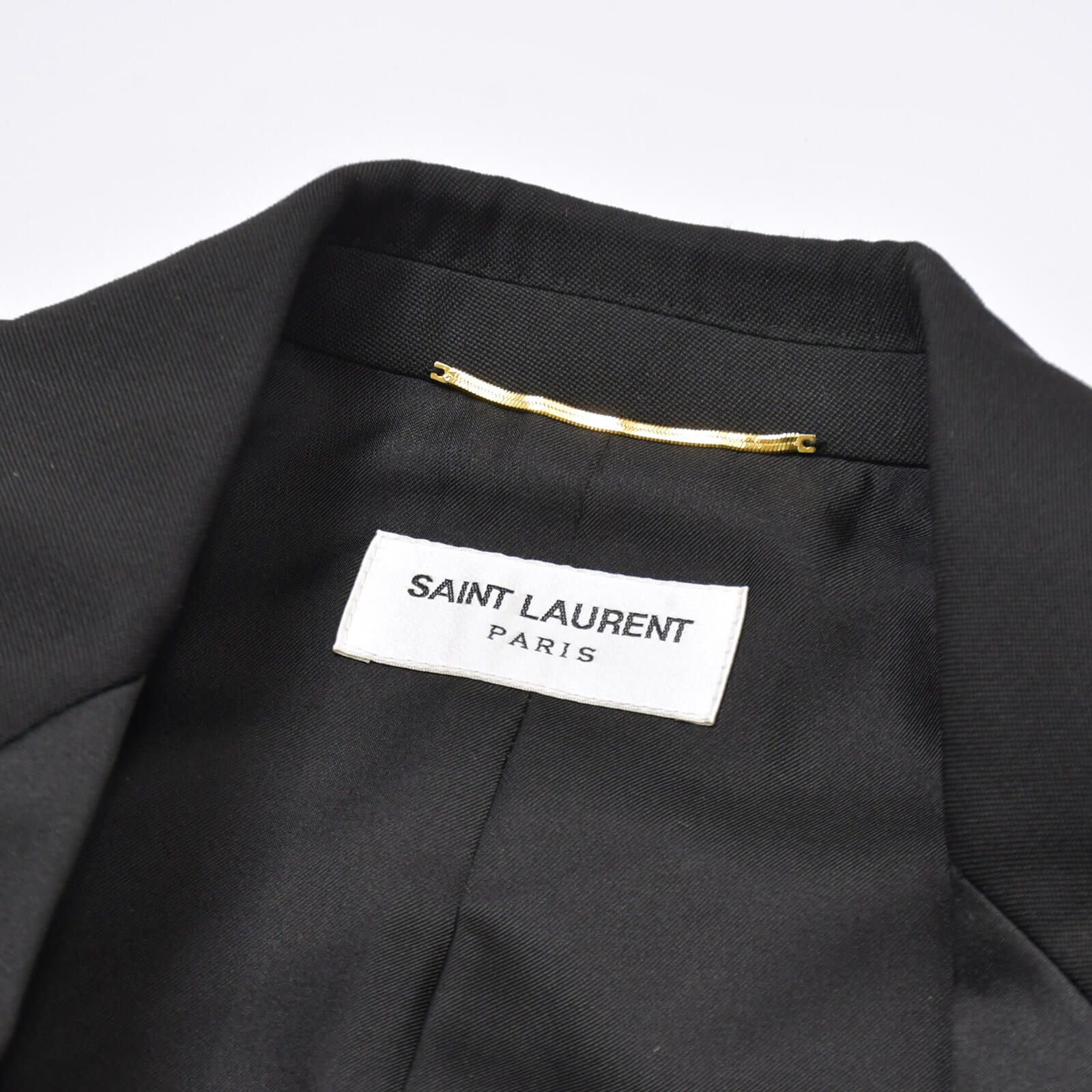 定価43万円 サンローラン ジャケット 美品 極美品 SAINT LAURENT PARIS サンローランパリ テーラードジャケット