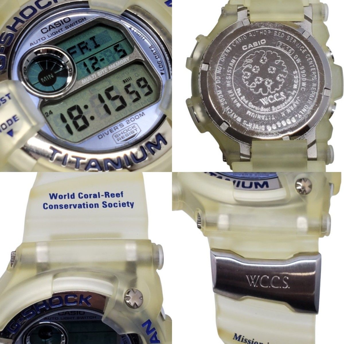 G-SHOCK ジーショック CASIO カシオ 腕時計 DW-9900WC-2T FROGMAN WCCS