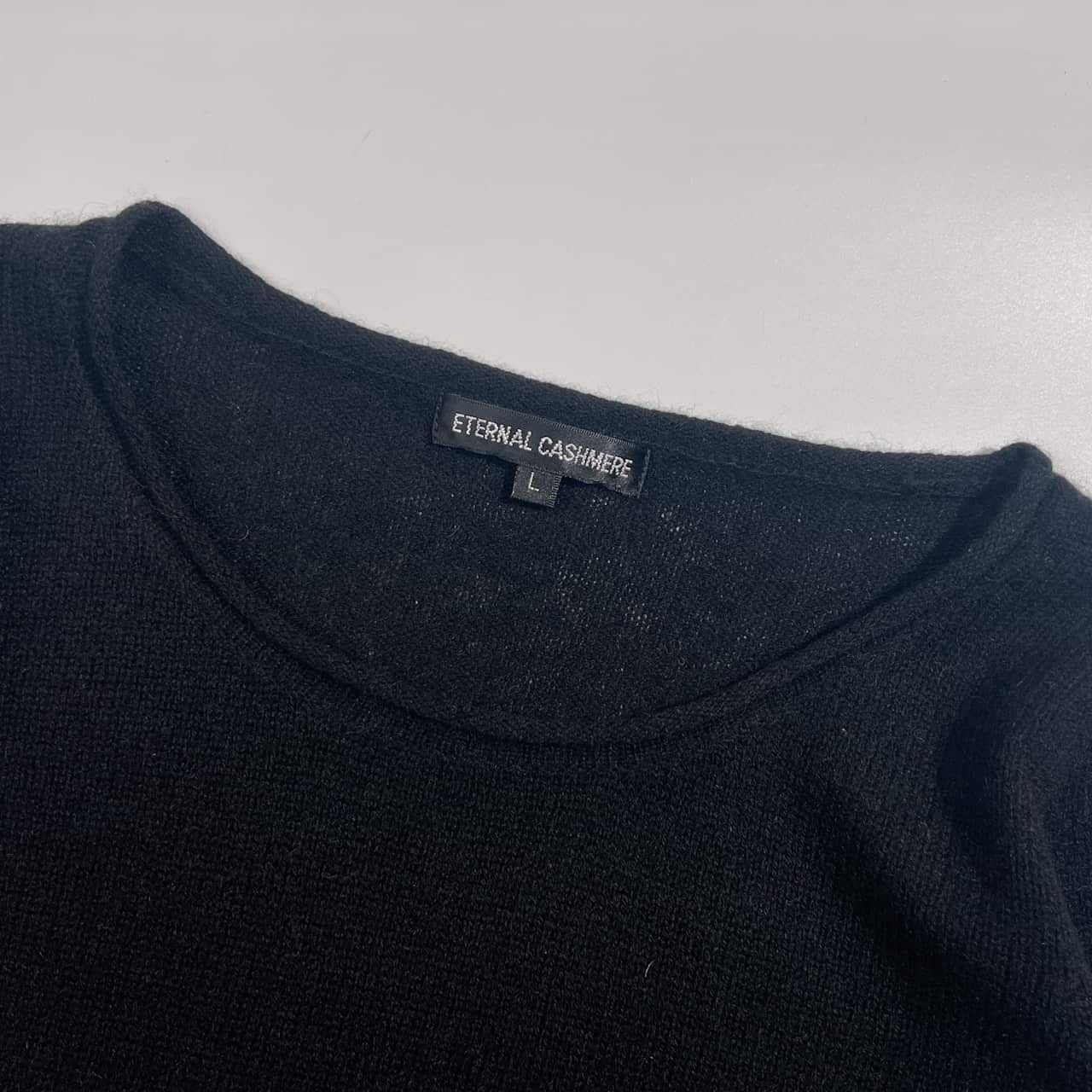 カシミヤ100% ETERNAL CASHMERE エターナルカシミヤ 7分袖 ニット 