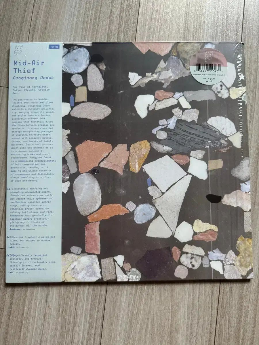 開梱) 空中泥棒 ー 公共道徳 （ Tan Pink Swir ） LP