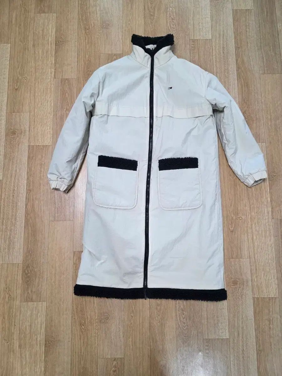 み トミー ジーンズ シェルパ リバーシブル ロングフリース レディース 90