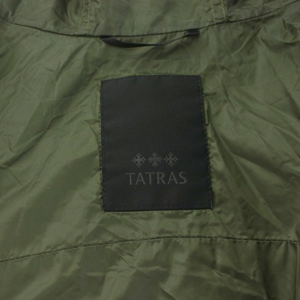タトラス TATRAS BEAMS別注 モッズコート フード ジップアップ