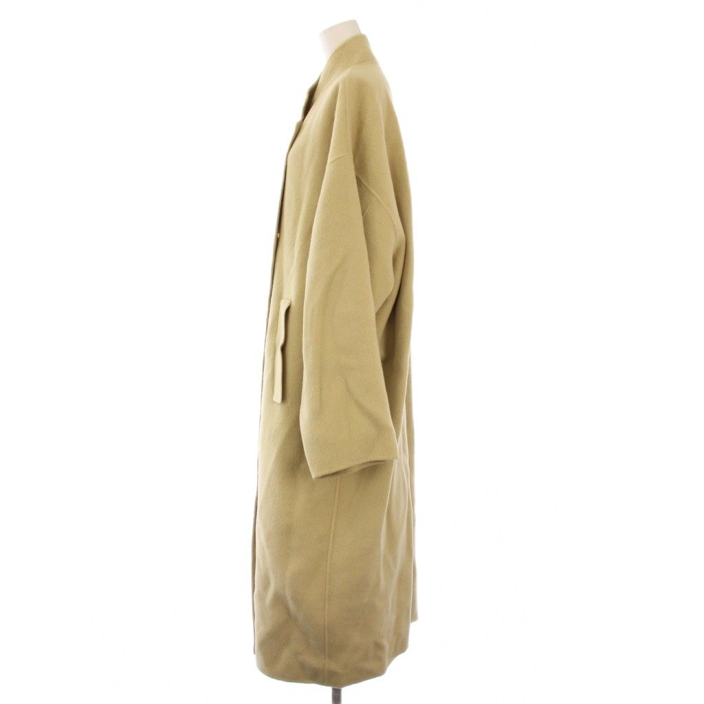 ローレン LOUREN スタンドカラーコート アウター ロング丈 ウール ワン