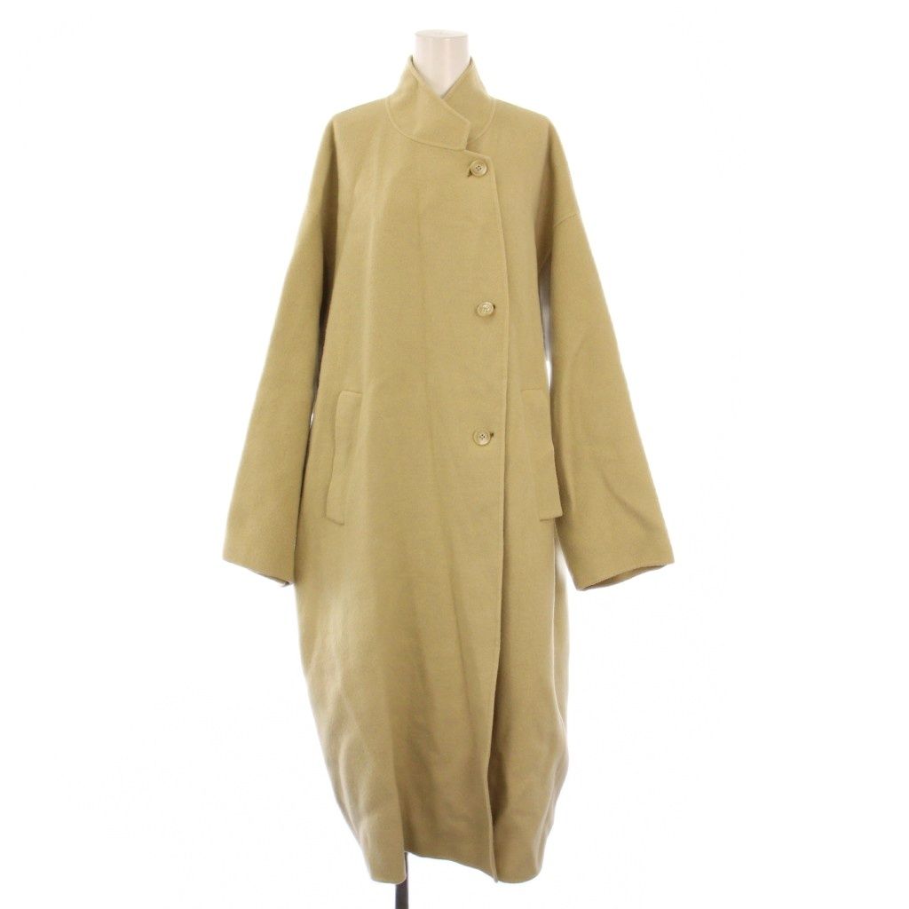 louren ロングコート　マフラー付き ローレン LOUREN スタンドカラーコート アウター ロング丈 ウール ワン