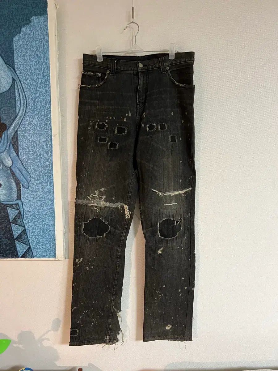 NUMBER N INE 2002年 オリジナル 弾丸 ブラックジーン 4 x 30