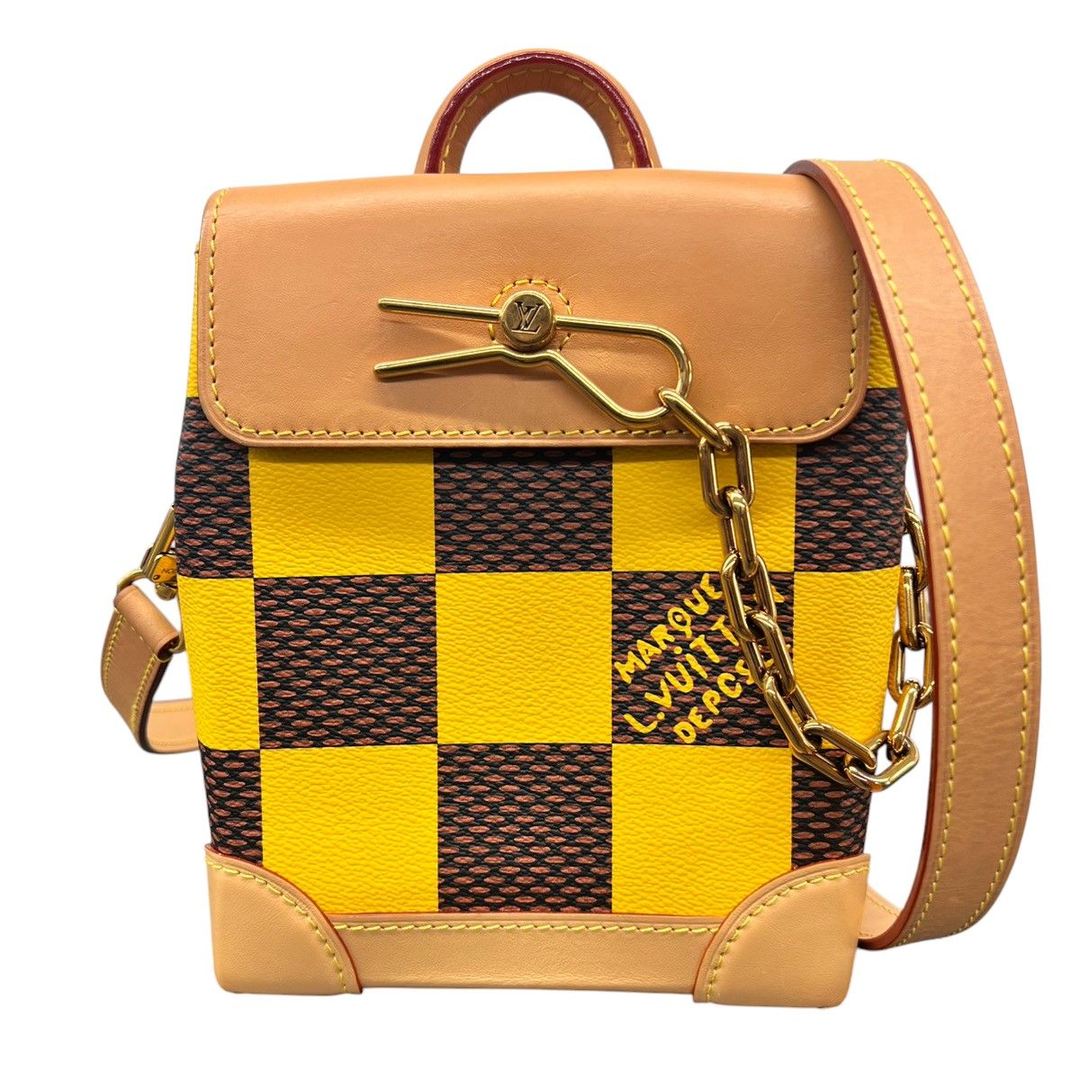 LOUIS VUITTON 極美品 ルイヴィトン ナノスティーマー ダミエポップ