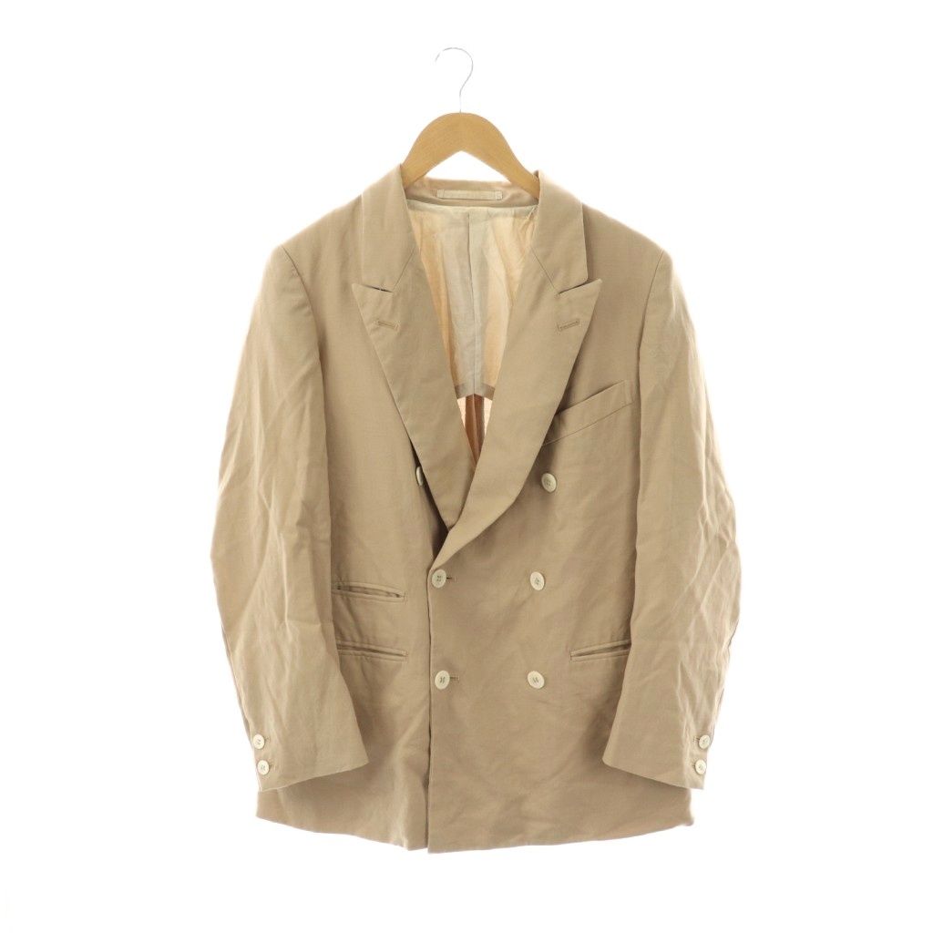 ジュンミカミ JUN MIKAMI ダブルジャケット テーラードジャケット ベージュ DF OS