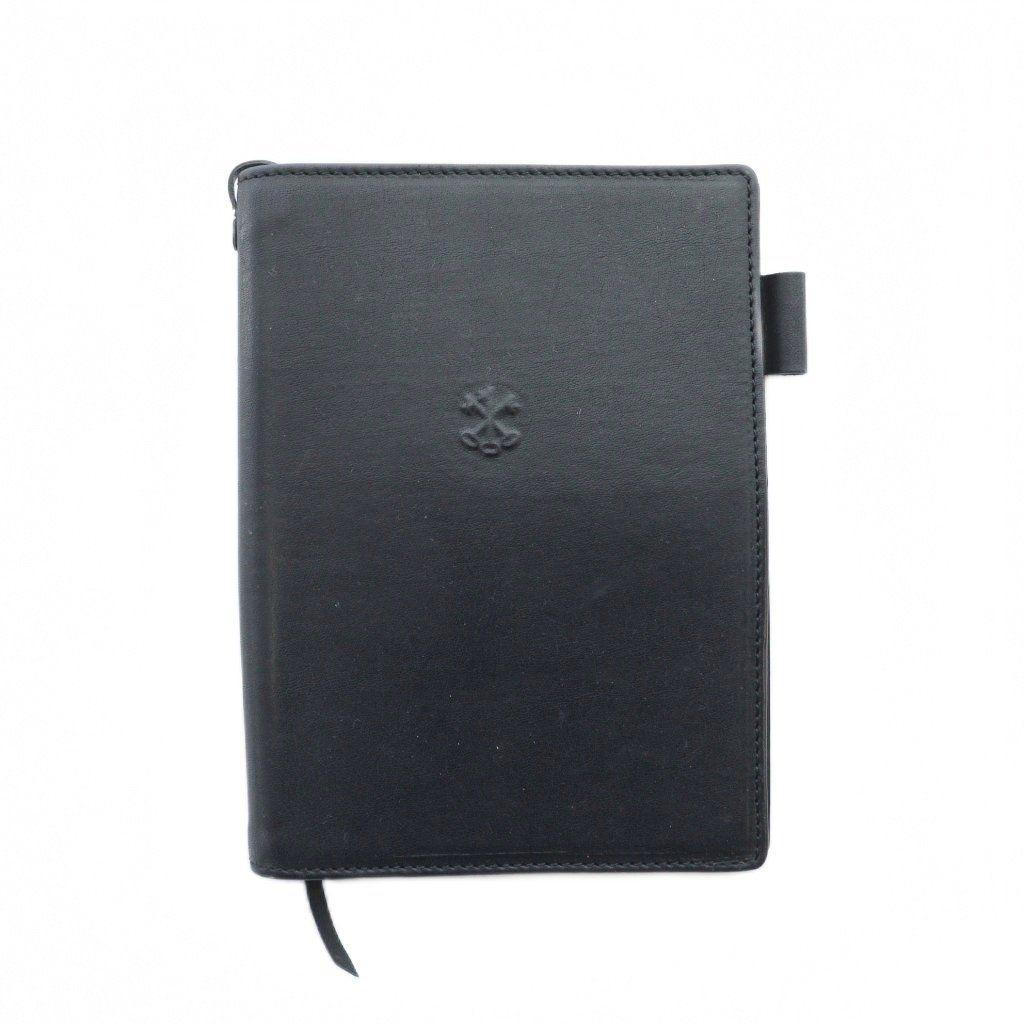 アーツ サイエンス ARTS SCIENCE 手帳カバー レザー 本革 黒 ブラック RI OS