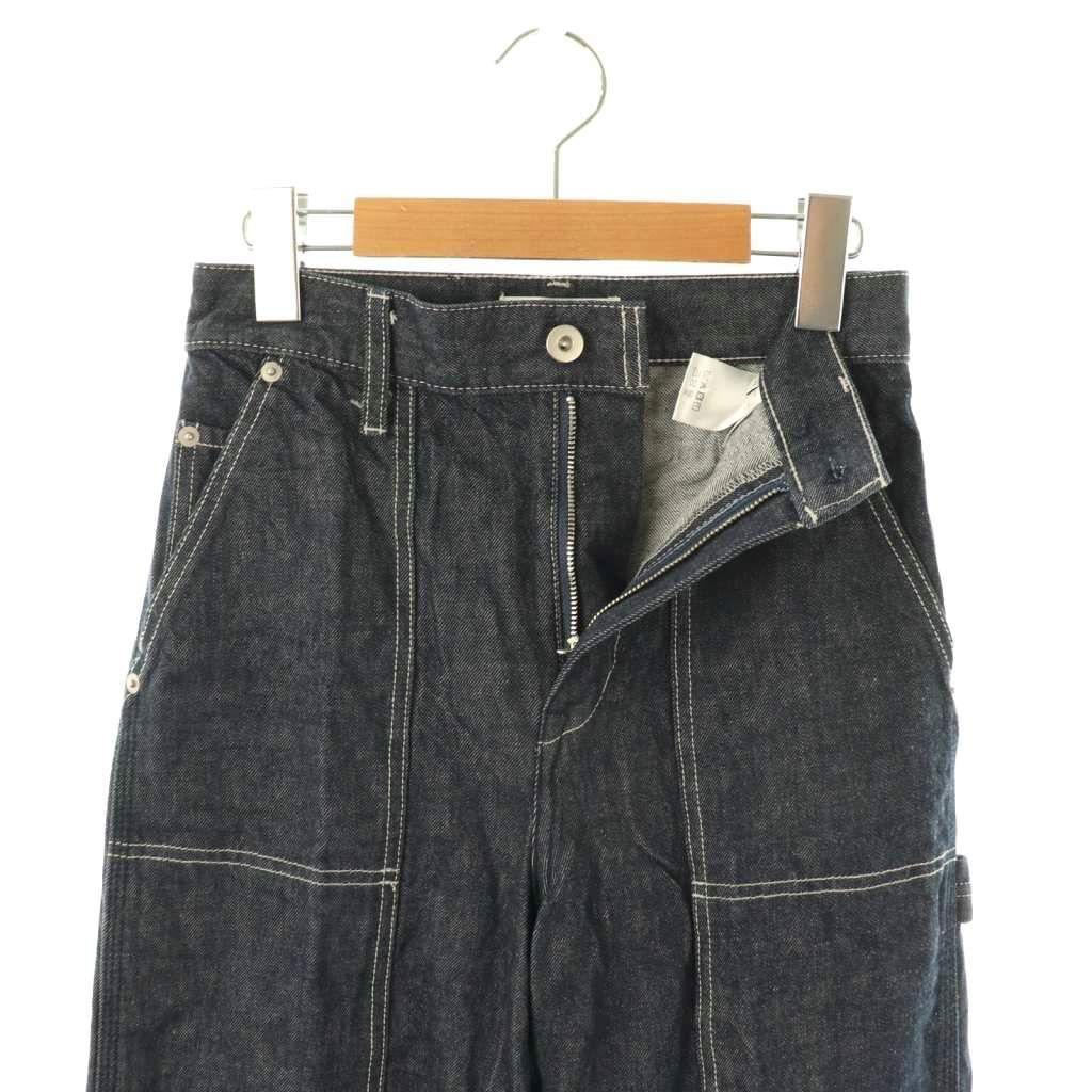 エブール ebure 25SS 11.5オンスデニム パンツ ストレート ジッパー