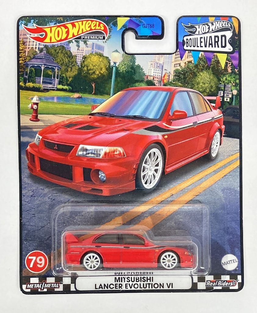 MATTEL HOTWHEELS BOULEVARD HKF26 MITSUBISHI LANCER EVOLUTION VI
