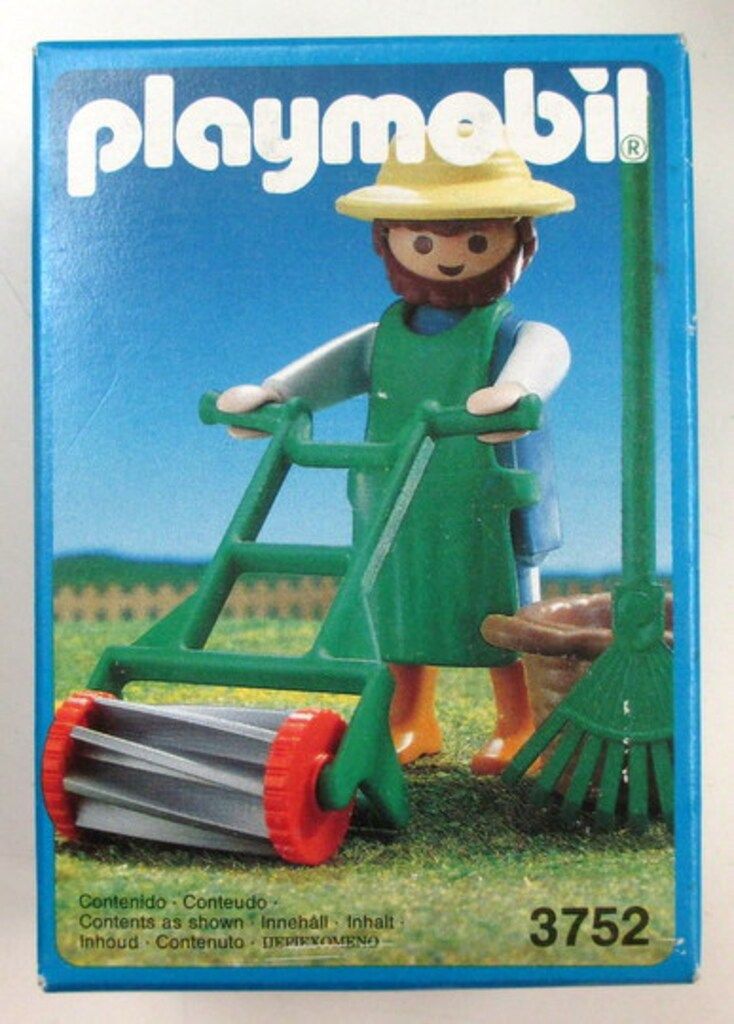 PLAYMOBIL プレイモービル 庭師と芝刈機 3752 - メルカリ